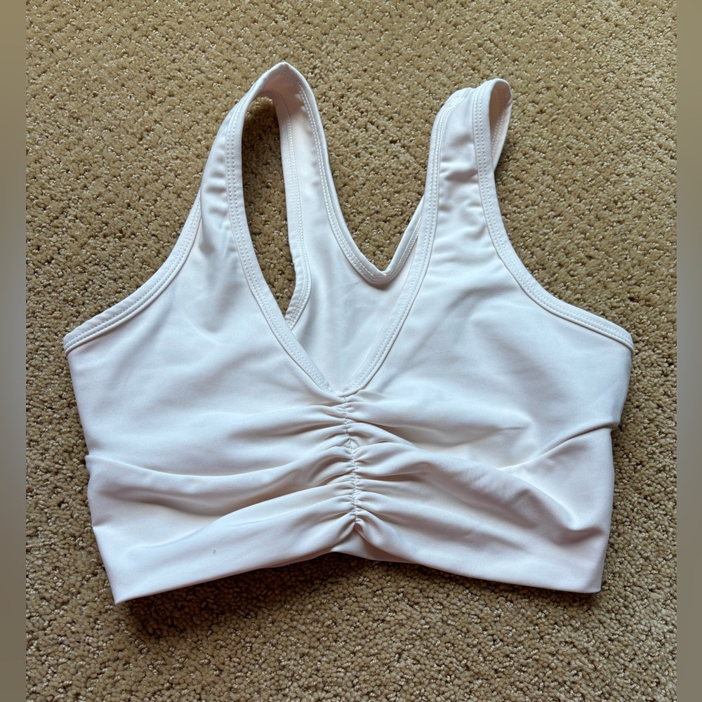 SAVVI Light pink scrunch bra